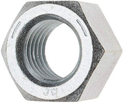 Value Collection - 1-3/8 - 6 UNC Steel Right Hand Hex Nut - 2-1/16" Across Flats, 1.206" High, Zinc Clear Finish - Caliber Tooling