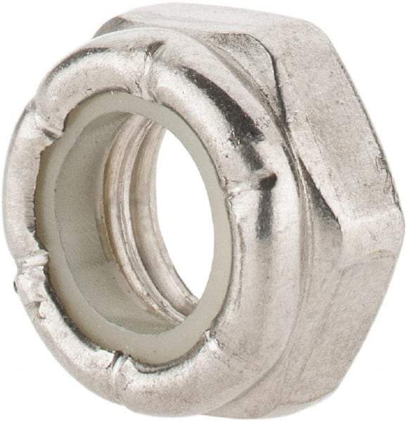 Value Collection - 3/8-16 UNC 18-8 Hex Lock Nut with Nylon Insert - 9/16" Width Across Flats, 17/64" High, Uncoated - Caliber Tooling