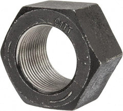 Value Collection - 1-3/8 - 12 UNF Steel Right Hand Hex Nut - 2-1/16" Across Flats, 1.206" High, Uncoated - Caliber Tooling