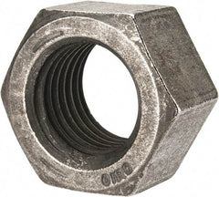 Value Collection - 1-1/2 - 6 UNC Steel Right Hand Hex Nut - 2-1/4" Across Flats, 1.317" High, Uncoated - Caliber Tooling