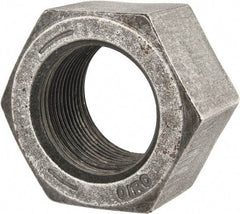 Value Collection - 1-1/2 - 12 UNF Steel Right Hand Hex Nut - 2-1/4" Across Flats, 1.317" High, Uncoated - Caliber Tooling