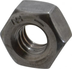 Value Collection - 1/4-20 UNC Steel Right Hand Hex Nut - 7/16" Across Flats, 0.226" High, Uncoated - Caliber Tooling