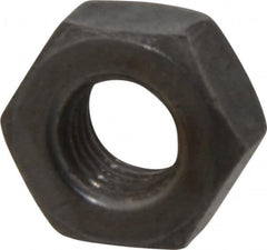 Value Collection - 1/4-28 UNF Steel Right Hand Hex Nut - 7/16" Across Flats, 7/32" High, Uncoated - Caliber Tooling