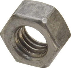 Value Collection - 5/16-18 UNC Steel Right Hand Hex Nut - 1/2" Across Flats, 17/64" High, Uncoated - Caliber Tooling