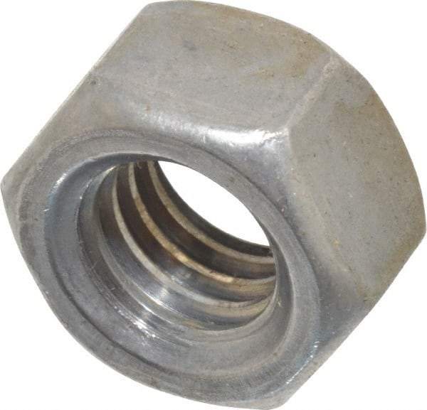 Value Collection - 7/16-14 UNC Steel Right Hand Hex Nut - 11/16" Across Flats, 3/8" High, Uncoated - Caliber Tooling