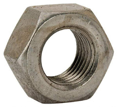 Value Collection - 7/16-20 UNF Steel Right Hand Hex Nut - 11/16" Across Flats, 3/8" High, Uncoated - Caliber Tooling