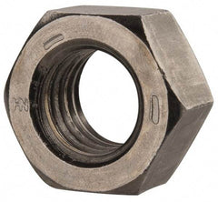 Value Collection - 9/16-12 UNC Steel Right Hand Hex Nut - 7/8" Across Flats, 31/64" High, Uncoated - Caliber Tooling