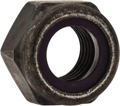 Value Collection - 5/16-24 UNF Grade 8 Hex Lock Nut with Nylon Insert - 1/2" Width Across Flats, 11/32" High, Uncoated - Caliber Tooling