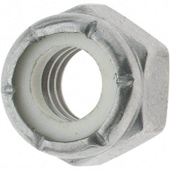 Value Collection - 5/16-18 UNC 316 Hex Lock Nut with Nylon Insert - 1/2" Width Across Flats, 11/32" High - Caliber Tooling