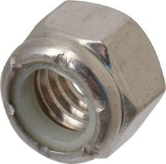 Value Collection - 7/16-14 UNC 316 Hex Lock Nut with Nylon Insert - 5/8" Width Across Flats, 29/64" High - Caliber Tooling