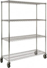 Rubbermaid - 4 Shelf Wire Shelving - Starter Unit - 50" Wide x 18" Deep x 67-5/32" High, - Caliber Tooling