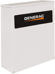 Generac Power - 3 Phase, 277/480 Input Volt, 100 Amp, Automatic Transfer Switch - 3R NEMA Rated, Aluminum, 24 Inch Wide x 10 Inch Deep x 36.1 Inch High, Automatic Exerciser, Electrically Operated, IEC 60947-6-1 - Caliber Tooling