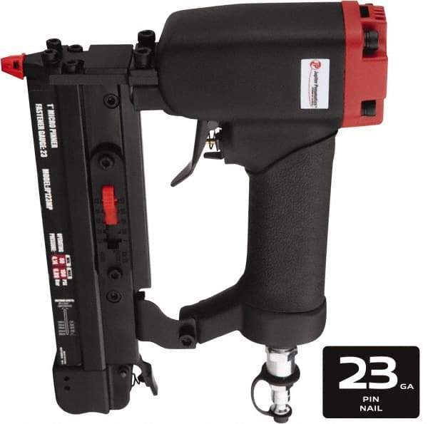 Value Collection - 1/2 to 1" Nail Length, 0.025" Nail Diam, 23 Gauge Micro Pin Air Nailer - 60 to 110 psi - Caliber Tooling