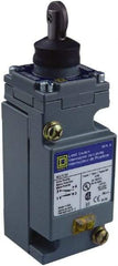 Square D - DPDT, 2NC/2NO, 600 Volt, Screw Terminal, Roller Plunger Actuator, General Purpose Limit Switch - 1, 2, 4, 6, 12, 13, 6P NEMA Rating, IP67 IPR Rating - Caliber Tooling