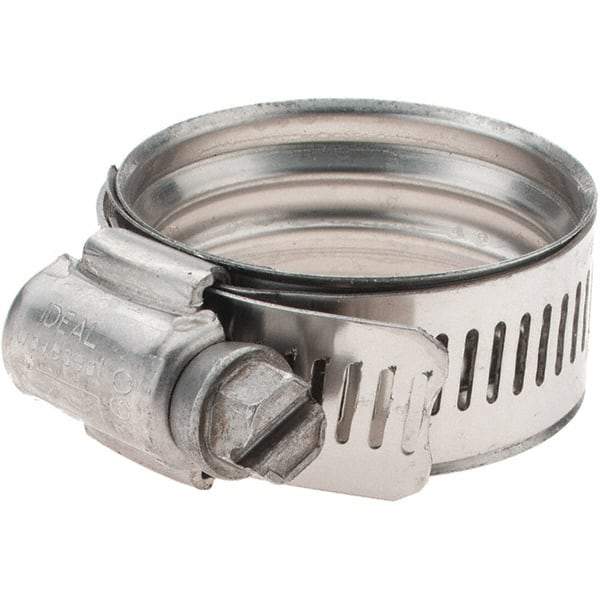 IDEAL TRIDON - SAE Size 19, 27 to 35mm Diam, 360 ° Stainless Steel Worm Drive Clamp - Caliber Tooling