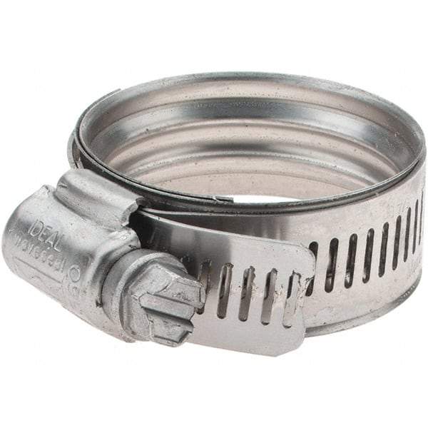 IDEAL TRIDON - SAE Size 22, 29 to 43mm Diam, Stainless Steel 360° Worm Drive Clamp - Caliber Tooling