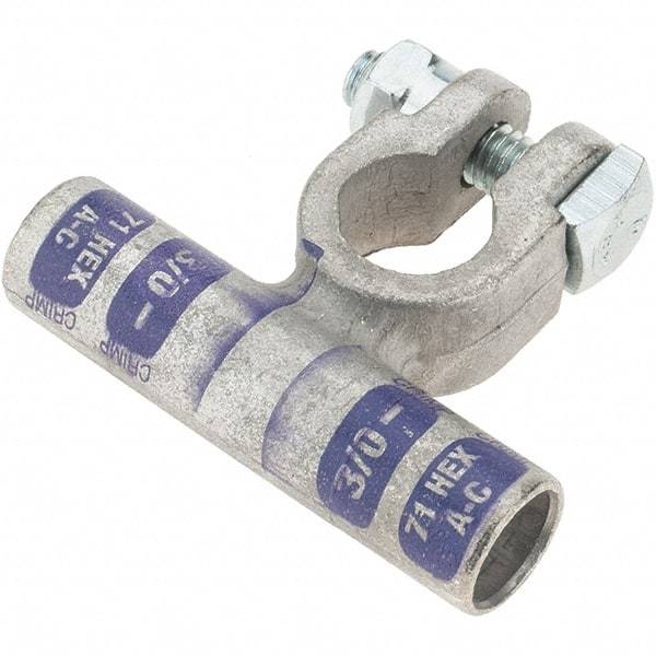 Thomas & Betts - 3/0 AWG, Tin Plated Copper Battery Connector - Purple - Caliber Tooling