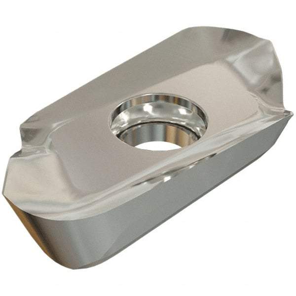 Iscar - APCR220650 HM Grade IC28 Carbide Milling Insert - Uncoated, 0.2362" Thick, 5mm Corner Radius - Caliber Tooling