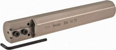 Iscar - HAI, Internal, Right Hand, Indexable Grooving Tool Holder - 1-1/4" Shank Width, 8" OAL, Through Coolant - Caliber Tooling