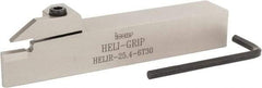 Iscar - HELI, External, Right Hand, 0.236 to 1/4" Groove Width, Indexable Grooving Tool Holder - 1" Shank Height, 1" Shank Width, 6" OAL - Caliber Tooling