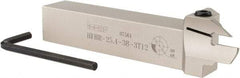 Iscar - HFH, External, Right Hand, 0.47" Max Depth of Cut, 0.118" Max Groove Width, Indexable Grooving Tool Holder - HFPR 30.. Insert Compatibility, 1" Shank Height, 1" Shank Width, 6" OAL - Caliber Tooling