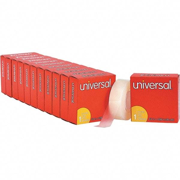 UNIVERSAL - 3/4" Wide x 1mm Thick x 36 yds Long, 83436VP Box Sealing & Label Protection Tape - Clear - Caliber Tooling