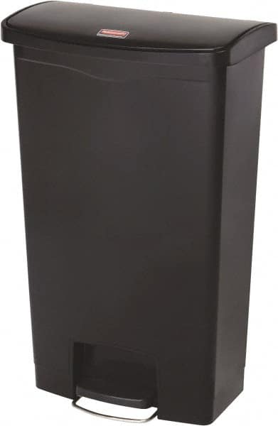 Rubbermaid - 18 Gal Rectangle Unlabeled Trash Can - Exact Industrial Supply