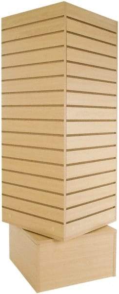 ECONOCO - 20" Wide, 60 High, Open Shelving Accessory/Component - Melanime Density Fiberboard, 20" Deep, Use with Slatwall Accessories - Caliber Tooling