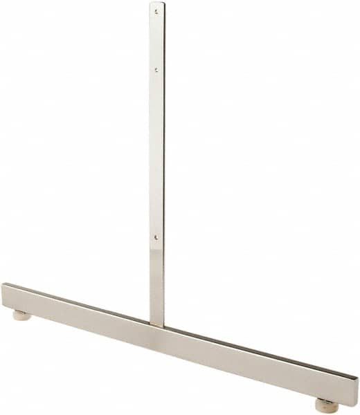 ECONOCO - 19-1/2 High, Open Shelving Accessory/Component - Steel, Chrome Finish, 24" Long, Use with Grid Panels - Caliber Tooling