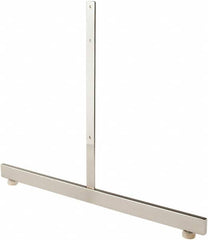 ECONOCO - 19-1/2 High, Open Shelving Accessory/Component - Steel, Chrome Finish, 24" Long, Use with Grid Panels - Caliber Tooling