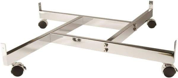 ECONOCO - Open Shelving Accessory/Component - Steel, Chrome Finish, 24" Long, Use with Grid Panels - Caliber Tooling