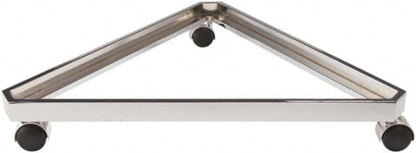 ECONOCO - Open Shelving Accessory/Component - Steel, Chrome Finish, 24" Long, Use with Grid Panels - Caliber Tooling