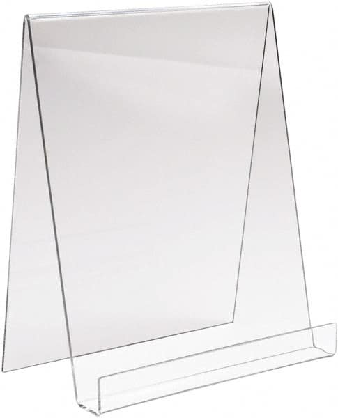 ECONOCO - 9" Wide x 11" High, Acrylic Display Easel - Clear - Caliber Tooling