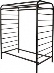 ECONOCO - Black Double Center Floor Display Rack - 48" Wide x 58" High x 28" Deep - Caliber Tooling