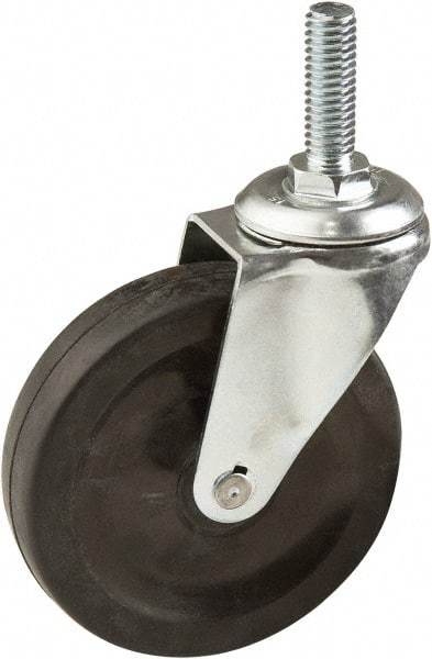 ECONOCO - 4" Diam Stem Mount Caster Body Only - Plastic, 150 Lb Capacity, 1/2 x 1" Threaded Stem - Caliber Tooling