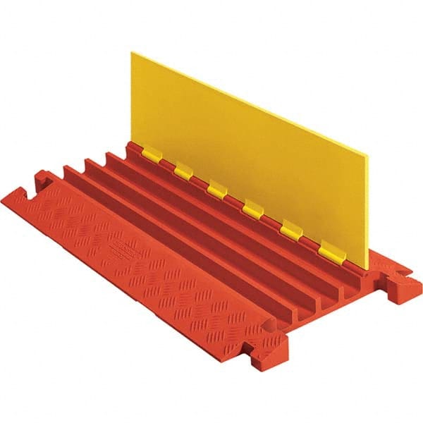 Checkers - On Floor Cable Covers Cover Material: Polyurethane Number of Channels: 4 - Caliber Tooling