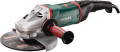 Metabo - 9" Wheel Diam, 6,600 RPM, Corded Angle & Disc Grinder - 5/8-11 Spindle - Caliber Tooling