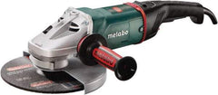 Metabo - 9" Wheel Diam, 6,600 RPM, Corded Angle & Disc Grinder - 5/8-11 Spindle - Caliber Tooling