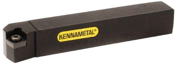 Kennametal - SCGC, Left Hand Cut, 12mm Shank Height x 12mm Shank Width, Neutral Rake Indexable Turning Toolholder - 160mm OAL, CC..09T3.. Insert Compatibility, Series Screw-On - Caliber Tooling