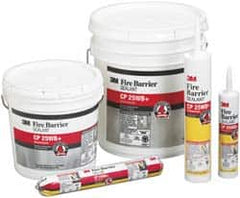 3M - 5 Gal Pail Red Acrylic & Latex Joint Sealant - -20 to 180°F Operating Temp, 10 min Tack Free Dry Time, Series CP 25WB - Caliber Tooling