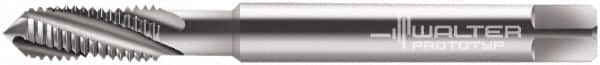 Walter-Prototyp - 5/16-24 UNF 3 Flute 3B Modified Bottoming Spiral Flute Tap - Powdered Metal, Bright Finish, 90mm OAL, Right Hand Flute, Right Hand Thread, Series 234104 - Caliber Tooling