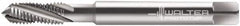 Walter-Prototyp - 3/8-24 UNF 4 Flute 3B Modified Bottoming Spiral Flute Tap - Powdered Metal, Bright Finish, 100mm OAL, Right Hand Flute, Right Hand Thread, Series 234104 - Caliber Tooling