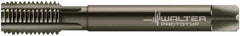 Walter-Prototyp - 5/8-11 UNC 2B 4 Flute Nitride/Oxide Finish Powdered Metal Straight Flute Machine Tap - Modified Bottoming, Right Hand Thread, 110mm OAL, 25mm Thread Length, Oversize - Exact Industrial Supply