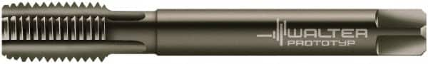 Walter-Prototyp - M24x1.50 Metric Fine 6HX 5 Flute Nitride/Oxide Finish Powdered Metal Straight Flute Machine Tap - Modified Bottoming, Right Hand Thread, 140mm OAL, 26mm Thread Length, Oversize - Exact Industrial Supply