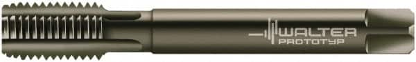 Walter-Prototyp - M22x2.50 Metric 6HX 4 Flute Nitride/Oxide Finish Powdered Metal Straight Flute Machine Tap - Modified Bottoming, Right Hand Thread, 140mm OAL, 30mm Thread Length, Oversize - Exact Industrial Supply