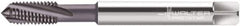 Walter-Prototyp - M3.5x0.60 Metric 3 Flute 6HX Modified Bottoming Spiral Flute Tap - Powdered Metal, AlCrN Finish, 56mm OAL, Right Hand Flute, Right Hand Thread, Series 2041663 - Exact Industrial Supply