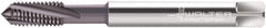 Walter-Prototyp - M6x0.75 Metric Fine 3 Flute 6HX Modified Bottoming Spiral Flute Tap - Powdered Metal, AlCrN Finish, 80mm OAL, Right Hand Flute, Right Hand Thread, Series 2141663 - Caliber Tooling