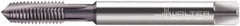 Walter-Prototyp - M8x1.00 Metric Fine, 3 Flute, AlCrN Finish, Powdered Metal Spiral Point Tap - Plug Chamfer, Right Hand Thread, 90mm OAL, 18mm Thread Length, 8mm Shank Diam, 6HX Class of Fit, Series 2121763 - Exact Industrial Supply