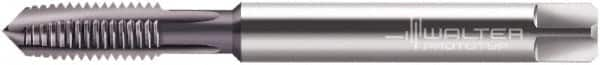 Walter-Prototyp - M6x0.75 Metric Fine, 3 Flute, AlCrN Finish, Powdered Metal Spiral Point Tap - Plug Chamfer, Right Hand Thread, 80mm OAL, 15mm Thread Length, 6mm Shank Diam, 6HX Class of Fit, Series 2121763 - Exact Industrial Supply