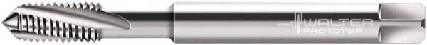 Walter-Prototyp - 5/16-24 UNF 3 Flute 3B Modified Bottoming Spiral Flute Tap - Powdered Metal, Bright Finish, 90mm OAL, Right Hand Flute, Right Hand Thread, Series 234164 - Exact Industrial Supply